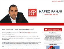 Tablet Screenshot of hafezrealty.com